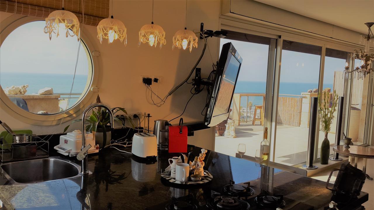 テル・アビブJaffa Family Penthouse, Sea Front , 3Br, 2Ba,アパートメント エクステリア 写真